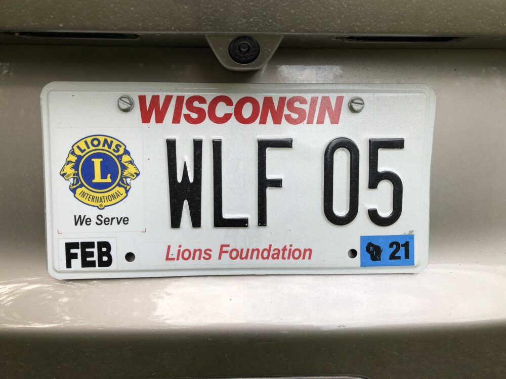 Lions License Plates