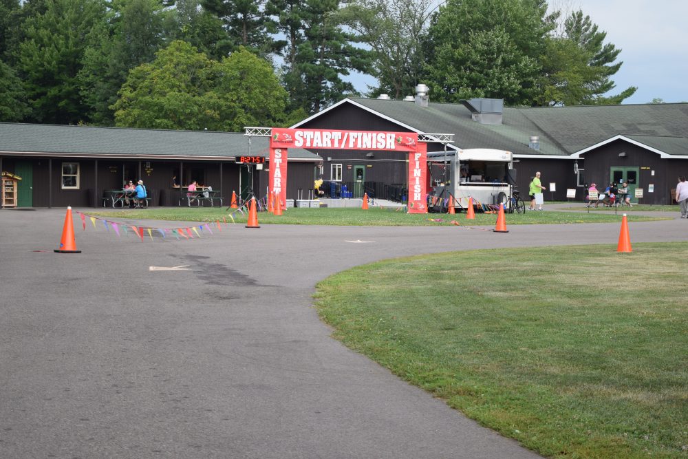 Photo of start/finish line